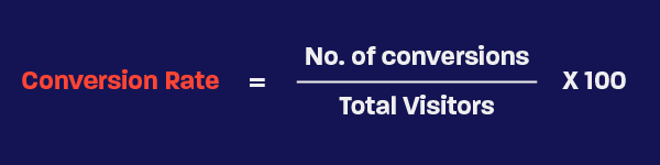 Conversion rate formula