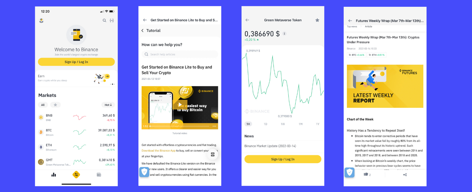 Binance onboarding